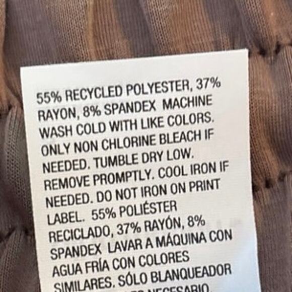 All in Motion light brown wide leg athletic joggers with pockets Size S NEW - Picture 5 of 5